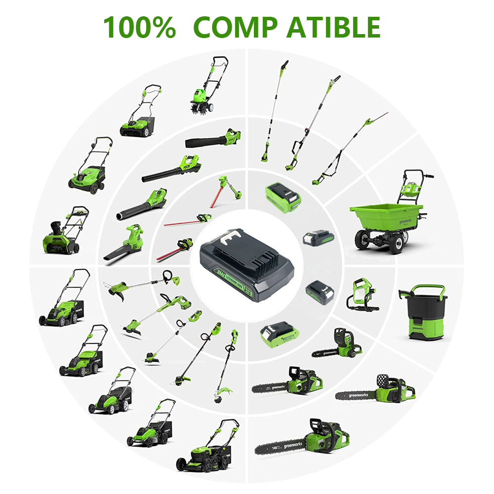 24V 3.0Ah Replacement Battery for Greenworks Battery 21342 20362 Fit for 24V Cordless Power Tools Lithium-Ion Battery ST48B2210 CS48L4410 BL48B2510 48HT24
