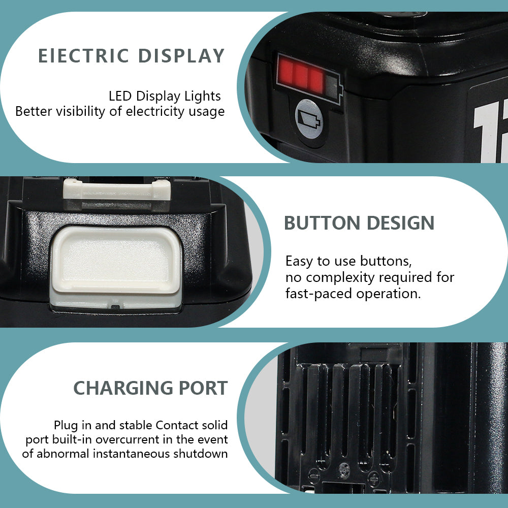 12V Battery for MAKITA 4.0AH BL1041 BL1021B BL1041B FD05 Cordless Tools