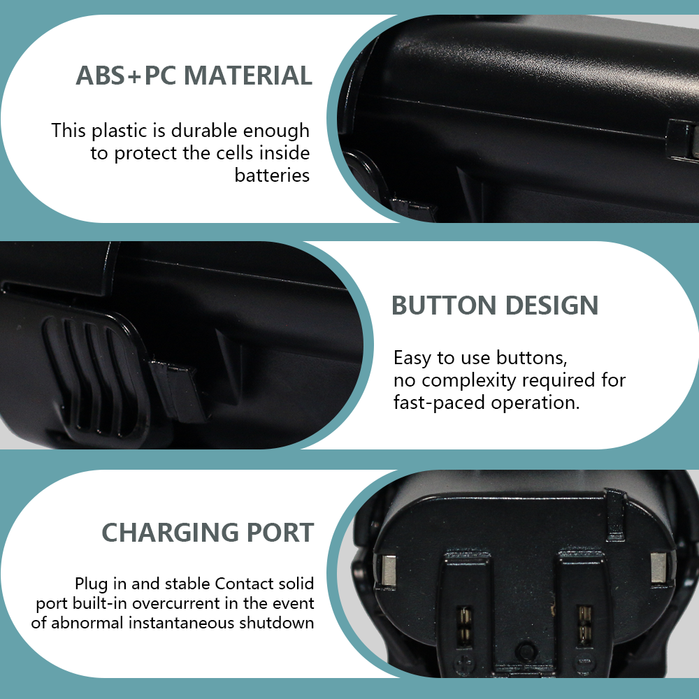 For Makita 12V 2.0Ah Lithium-Ion Battery | 3-Cell Replacement for Power Tools