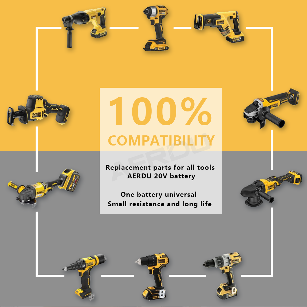 For DeWalt 20V Max 3.0AH Lithium Ion Battery DCB206 DCB205 | Fast Charging Station