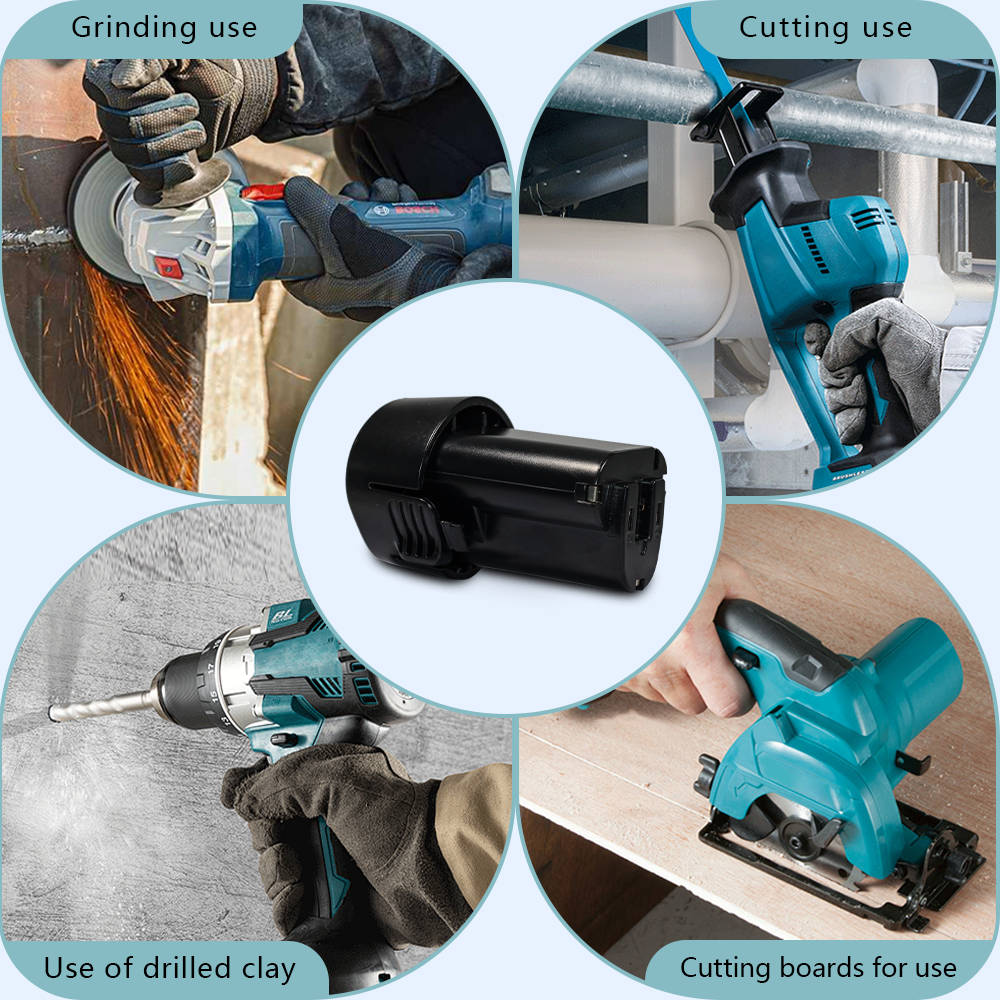 For Makita 12V 3.0Ah Lithium-Ion Battery | 3-Cell Replacement for Power Tools