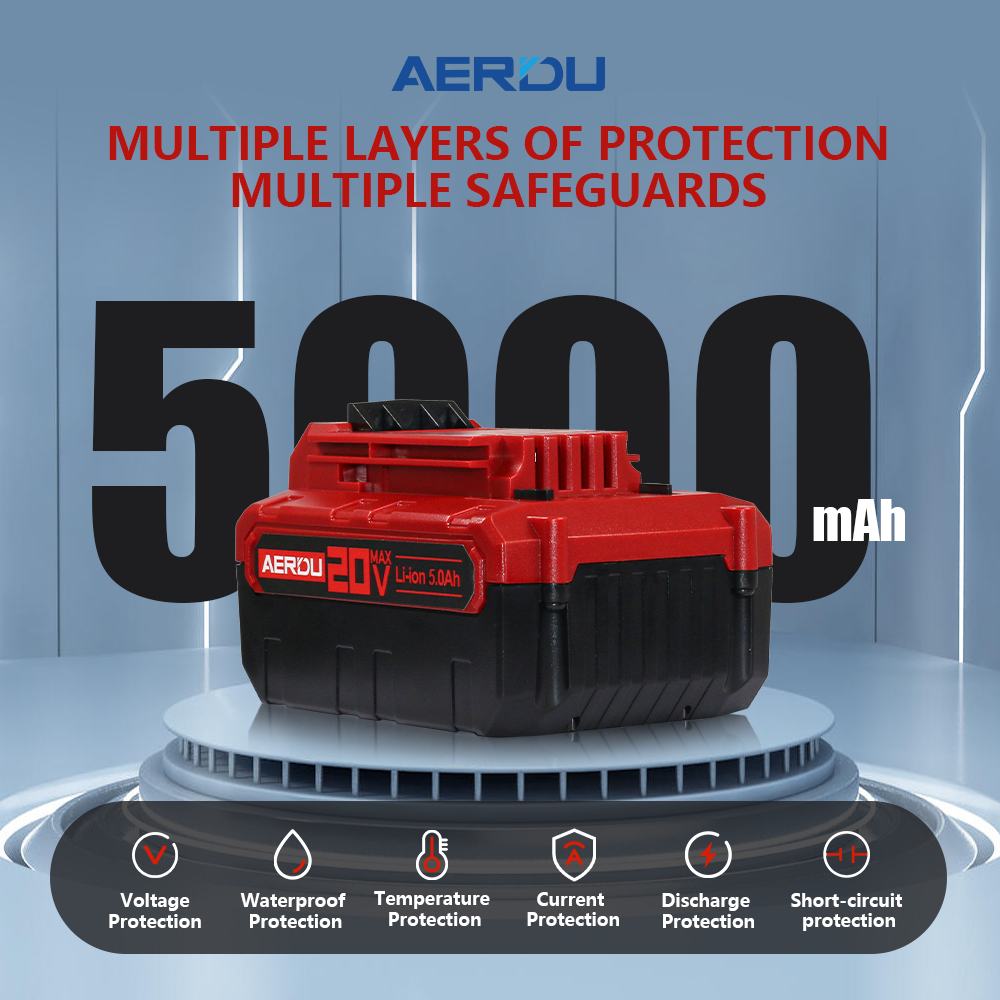 5.0Ah 18 Volt Li-Ion Battery for PORTER CABLE 20V Max PCC680L PCC685L