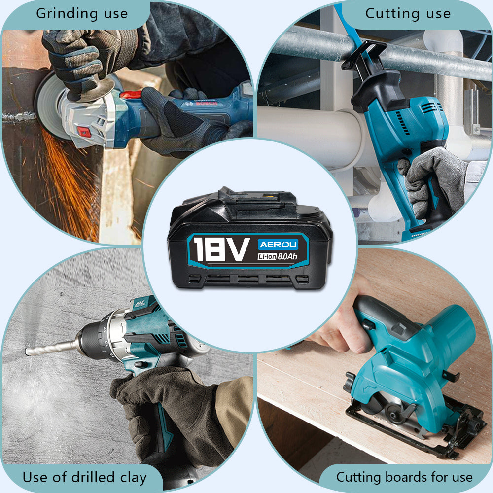 BL1850 18V 8.0Ah For Makita Lithium Ion Battery Pack