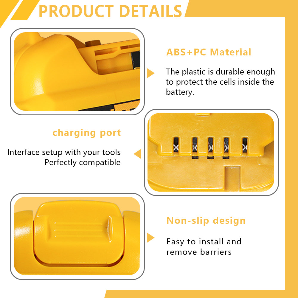12V 2.5Ah 12Volt XR Max Lithium-Ion Battery for Dewalt DCB127-2 DCB120 DCB121