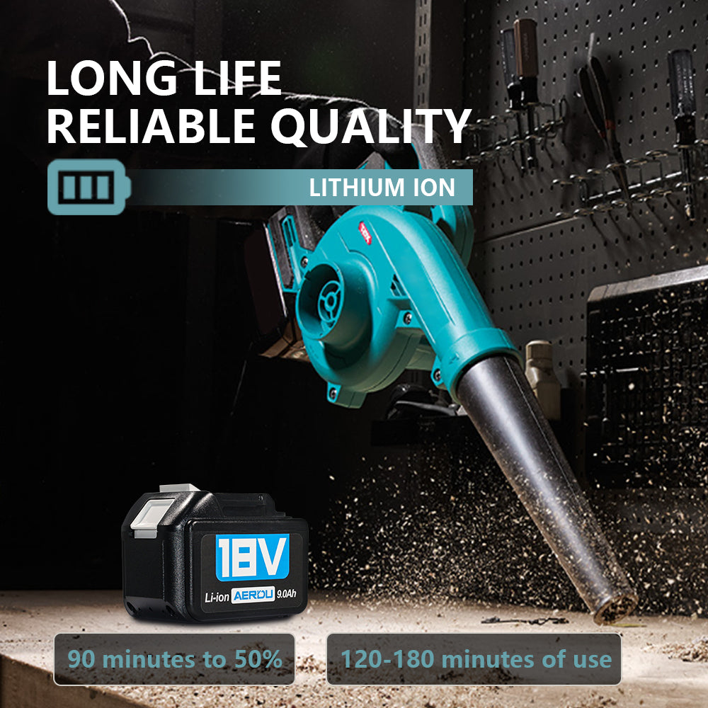 18V 9.0Ah Replacement Battery Compatible with Makita BL1840 BL1850 BL1860 BL1830 Lithium-Ion Battery Tools with LED Indicator