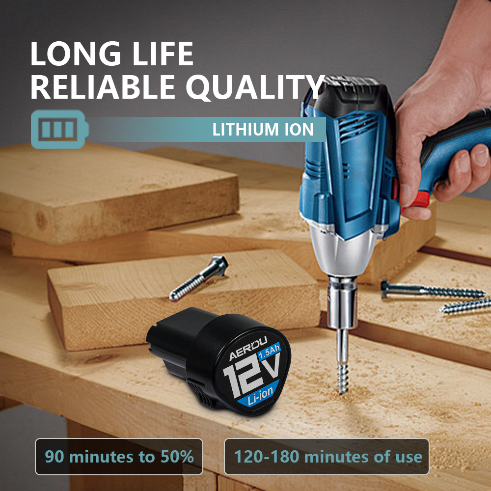 12V 1.5Ah 3-Cell Lithium Battery – Perfect Fit for Makita Cordless Tools