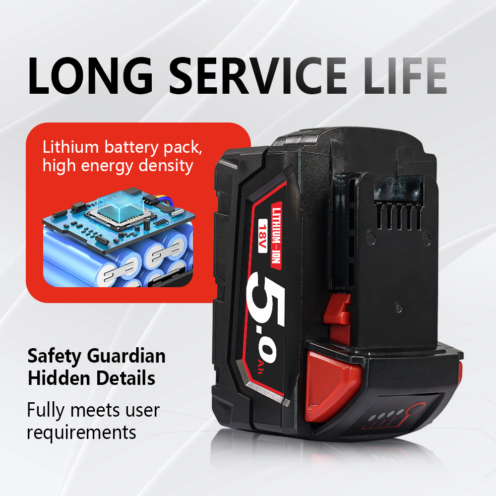 For Milwaukee M18 18V Lithium XC 5.0AH Extended Capacity Battery 48-11-1850