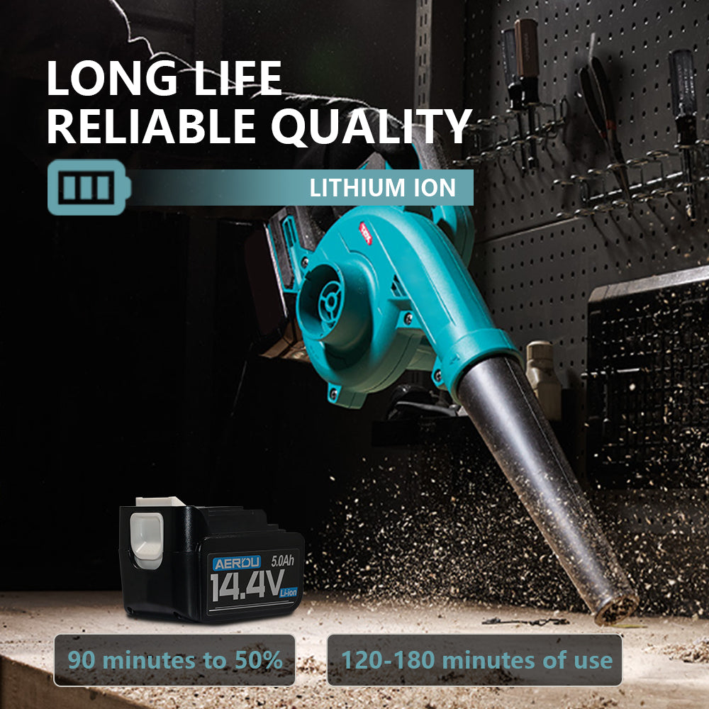 For Makita 14.4V 5.0Ah 8-Cell Battery | High-Performance Replacement for Power Tools