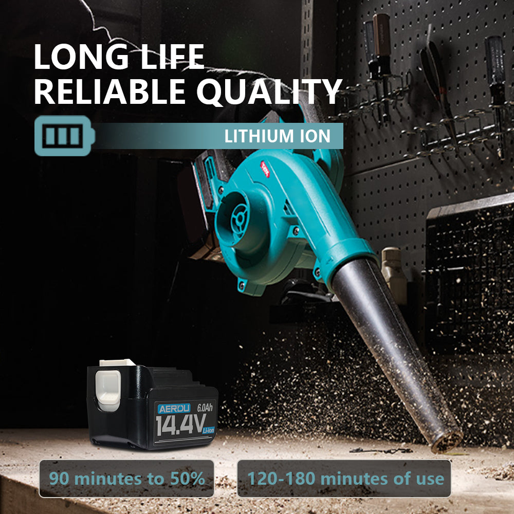 For Makita 14.4V 6.0Ah 8-Cell Battery | High-Performance Replacement for Power Tools