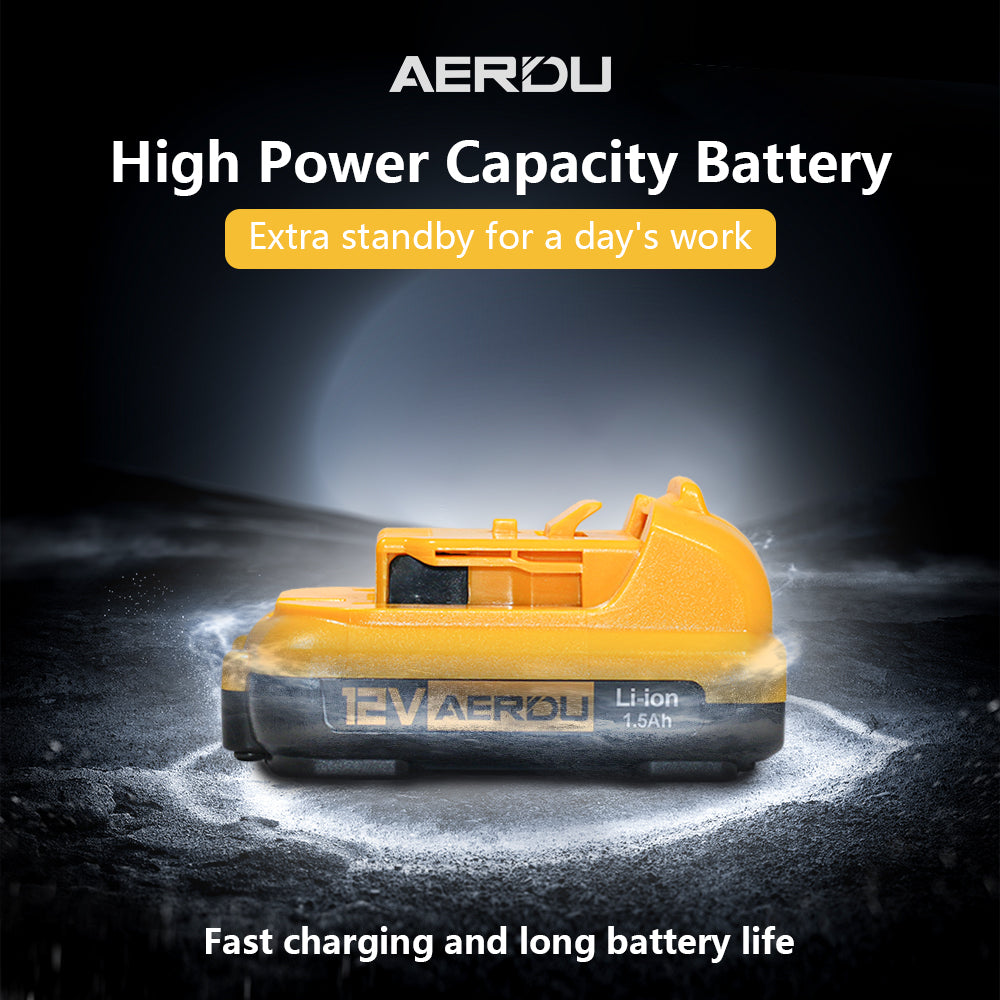 High - Cost - Performance Dewalt 12V Battery Alternative, 1.5Ah Large Capacity Compatible with Dewalt Tools