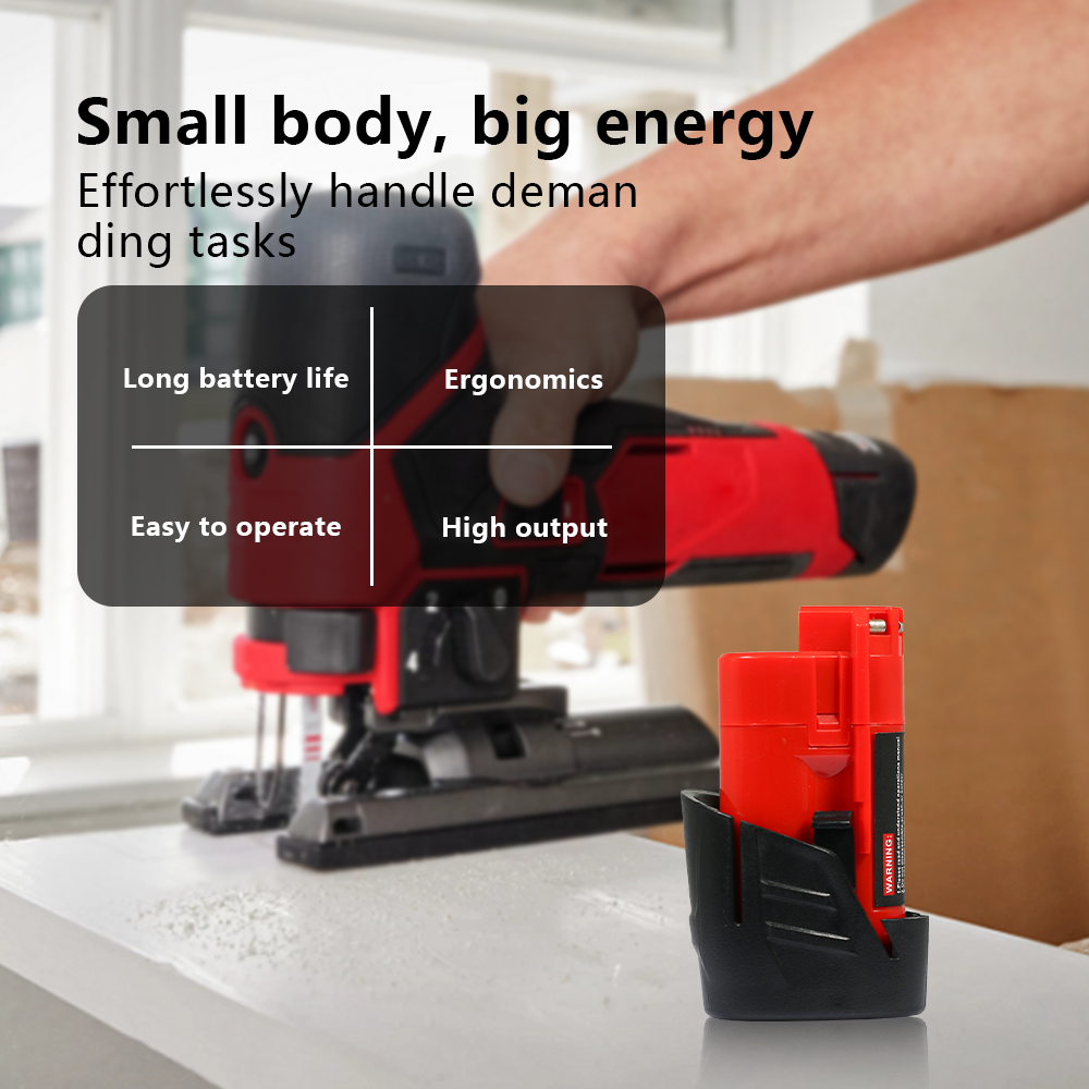 For Milwaukee M12 12-Volt Lithium-Ion XC High Output 2.5 Ah Battery Pack