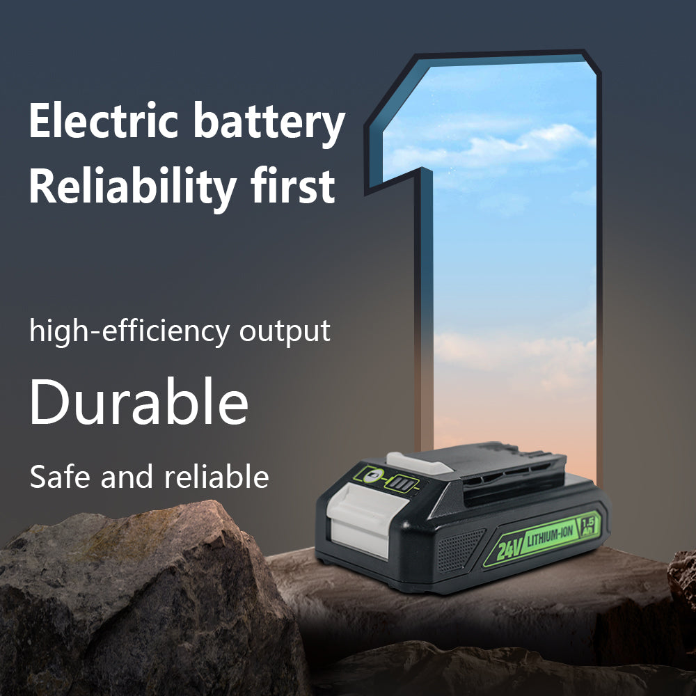 24V 1.5Ah Replacement Battery for Greenworks Battery 21342 20362 Fit for 24V Cordless Power Tools Lithium-Ion Battery ST48B2210 CS48L4410 BL48B2510 48HT24