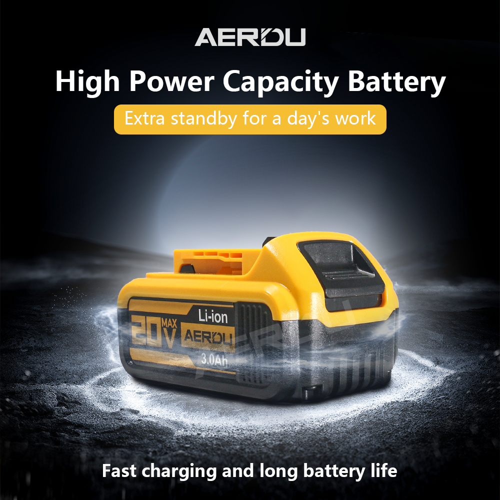 For DeWalt 20V Max 3.0AH Lithium Ion Battery DCB206 DCB205 | Fast Charging Station