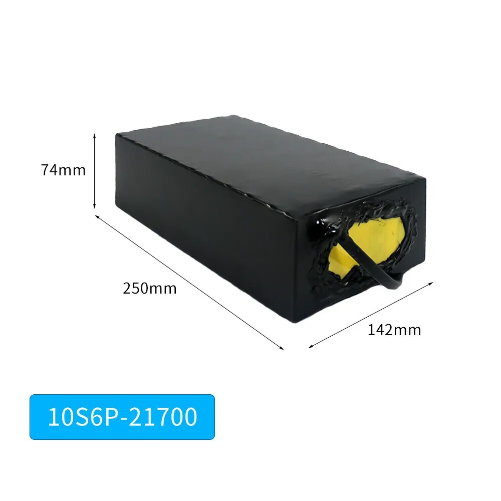 AERDU 36V 48V 20Ah 25Ah 30Ah 21700 5000mAh Battery Pack for Electric Bicycle Ebike Scooter Motor Wheelchair With 30A BMS 50E