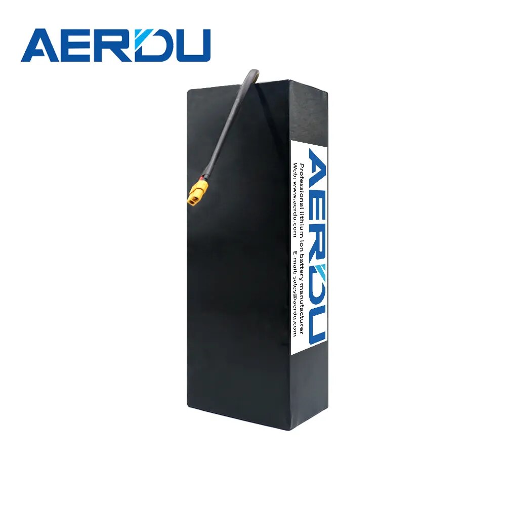 AERDU 36V Ebike Battery 48V 30A Balance BMS 18650 21700 Cell 20Ah 14Ah 10.4Ah Lithium Pack Battery For Electric Scooter Bicycle