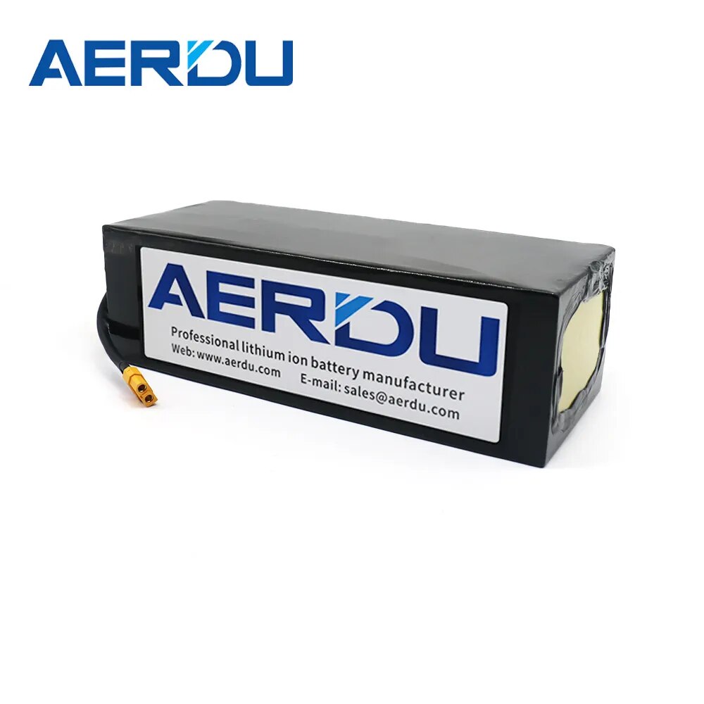AERDU 36V 48V 20Ah 25Ah 30Ah 21700 5000mAh Battery Pack for Electric Bicycle Ebike Scooter Motor Wheelchair With 30A BMS 50E