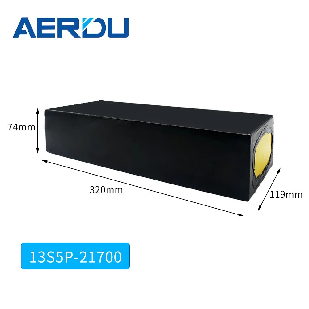 AERDU 36V 48V 20Ah 25Ah 30Ah 21700 5000mAh Battery Pack for Electric Bicycle Ebike Scooter Motor Wheelchair With 30A BMS 50E