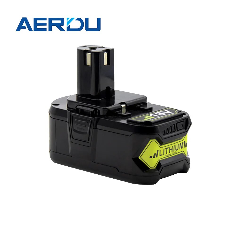 18V 6Ah For Ryobi Cordless Tool Battery RB18L25 P107 P108 P109 P102 P103 3Ah 4Ah 5Ah  For Ryobi 18V Replacement Lithium Battery