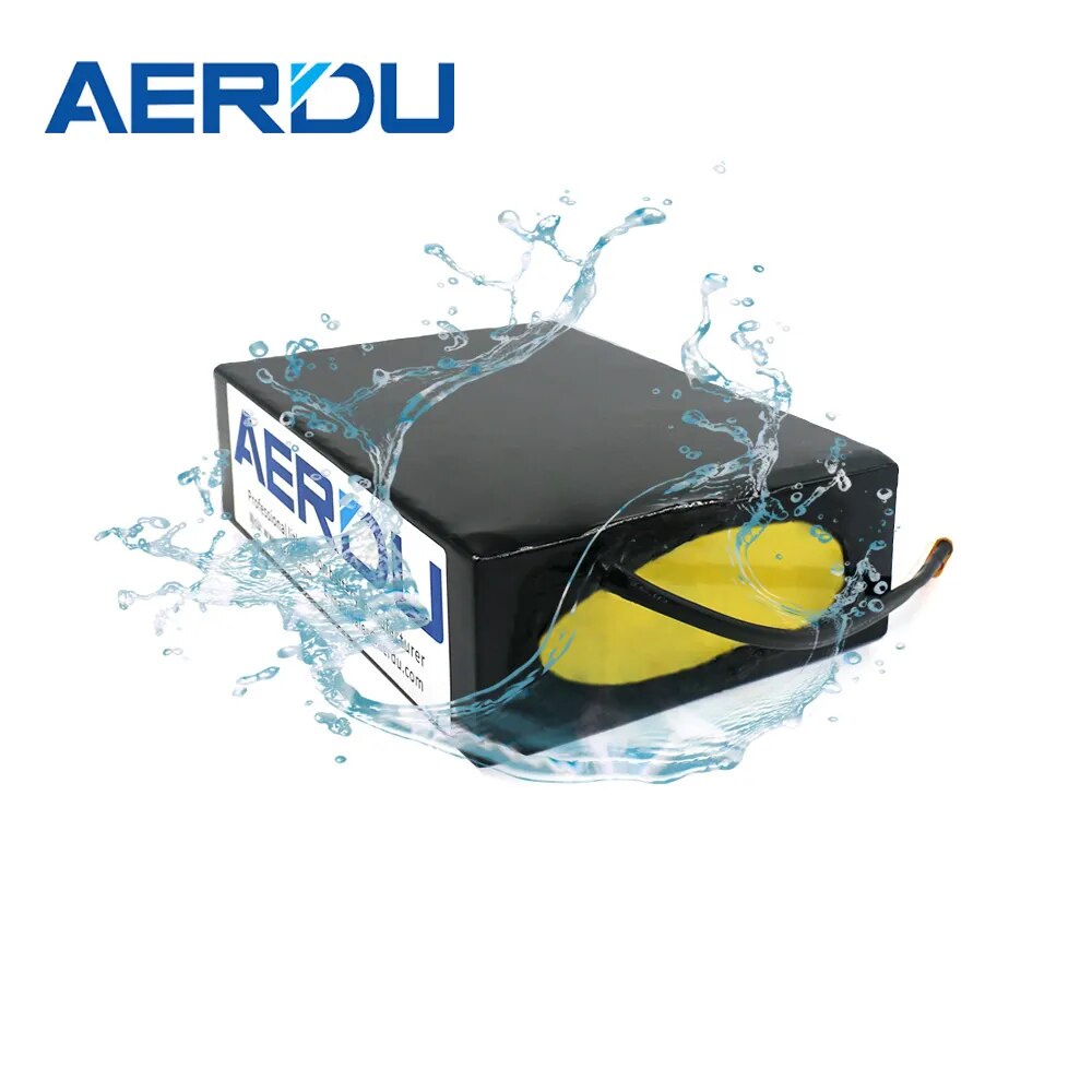 AERDU 36V litiumbatteri 42V elektrisk sykkelbatteri 12ah 16ah 20.8ah 25.6ah 28ah elektrisk scooterbatteri 1080 watt med 30A BMS 