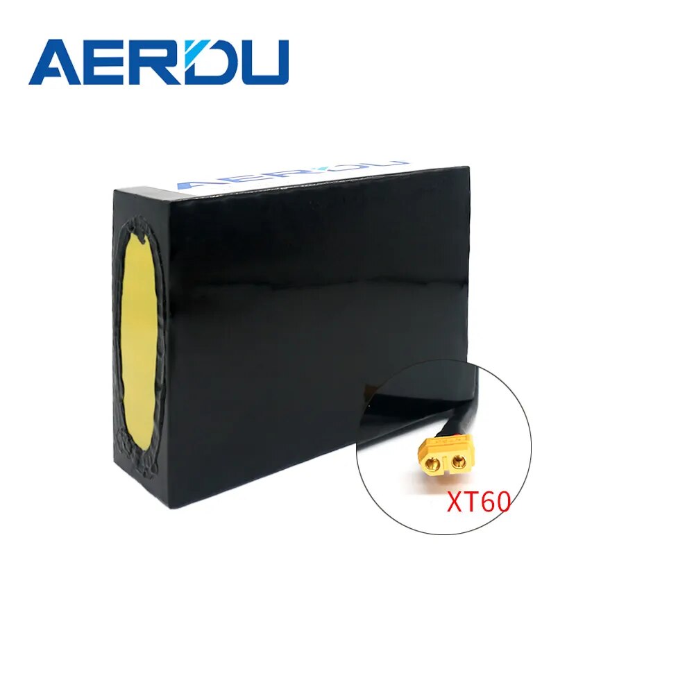AERDU 36V 48V 20Ah 25Ah 30Ah 21700 5000mAh Battery Pack for Electric Bicycle Ebike Scooter Motor Wheelchair With 30A BMS 50E