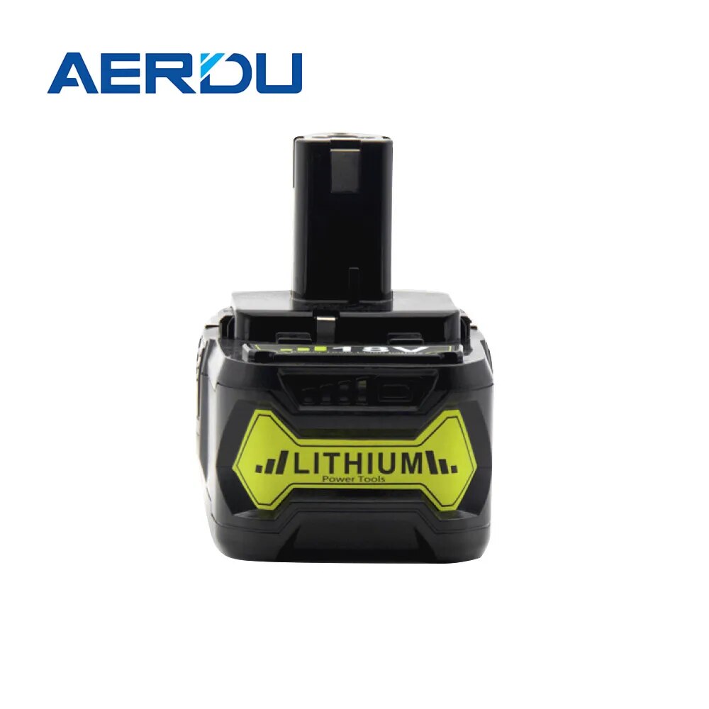 18V 6Ah For Ryobi Cordless Tool Battery RB18L25 P107 P108 P109 P102 P103 3Ah 4Ah 5Ah  For Ryobi 18V Replacement Lithium Battery